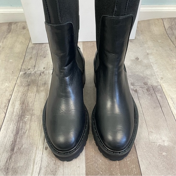 IRO Women's Leather Chelsea Boots Black Size 39 / US 8 - Picture 3 of 13